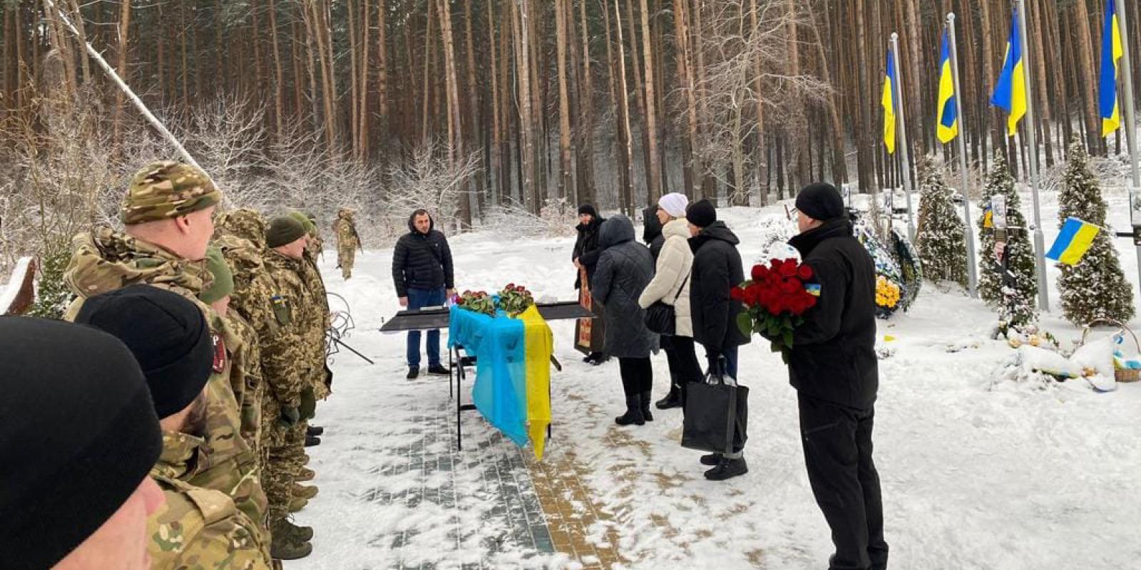 В Ірпені провели в останню дорогу загиблого воїна 