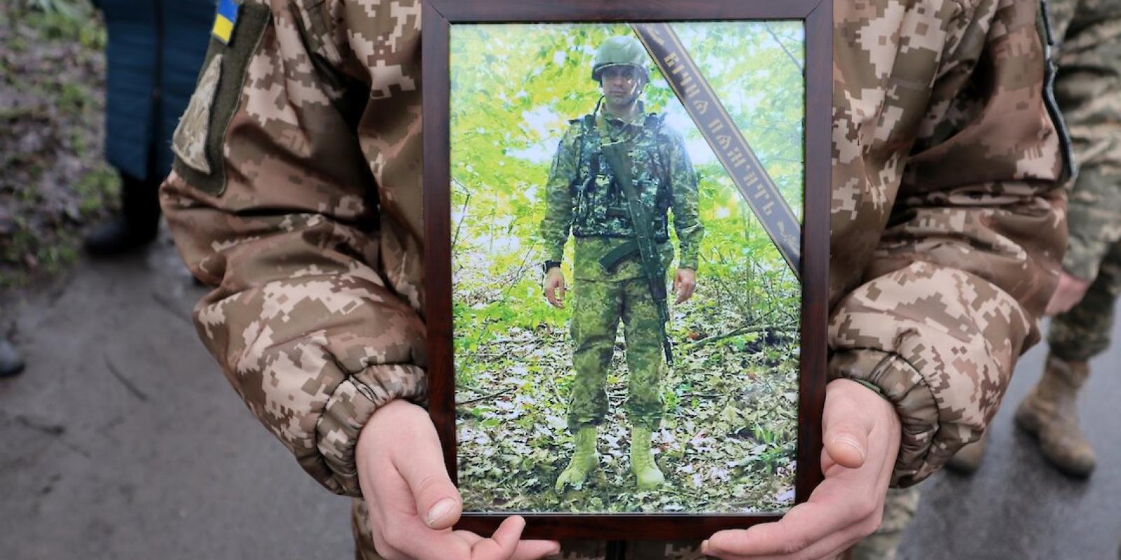  Васильків провів в останню путь бійця Євгенія Багреєва