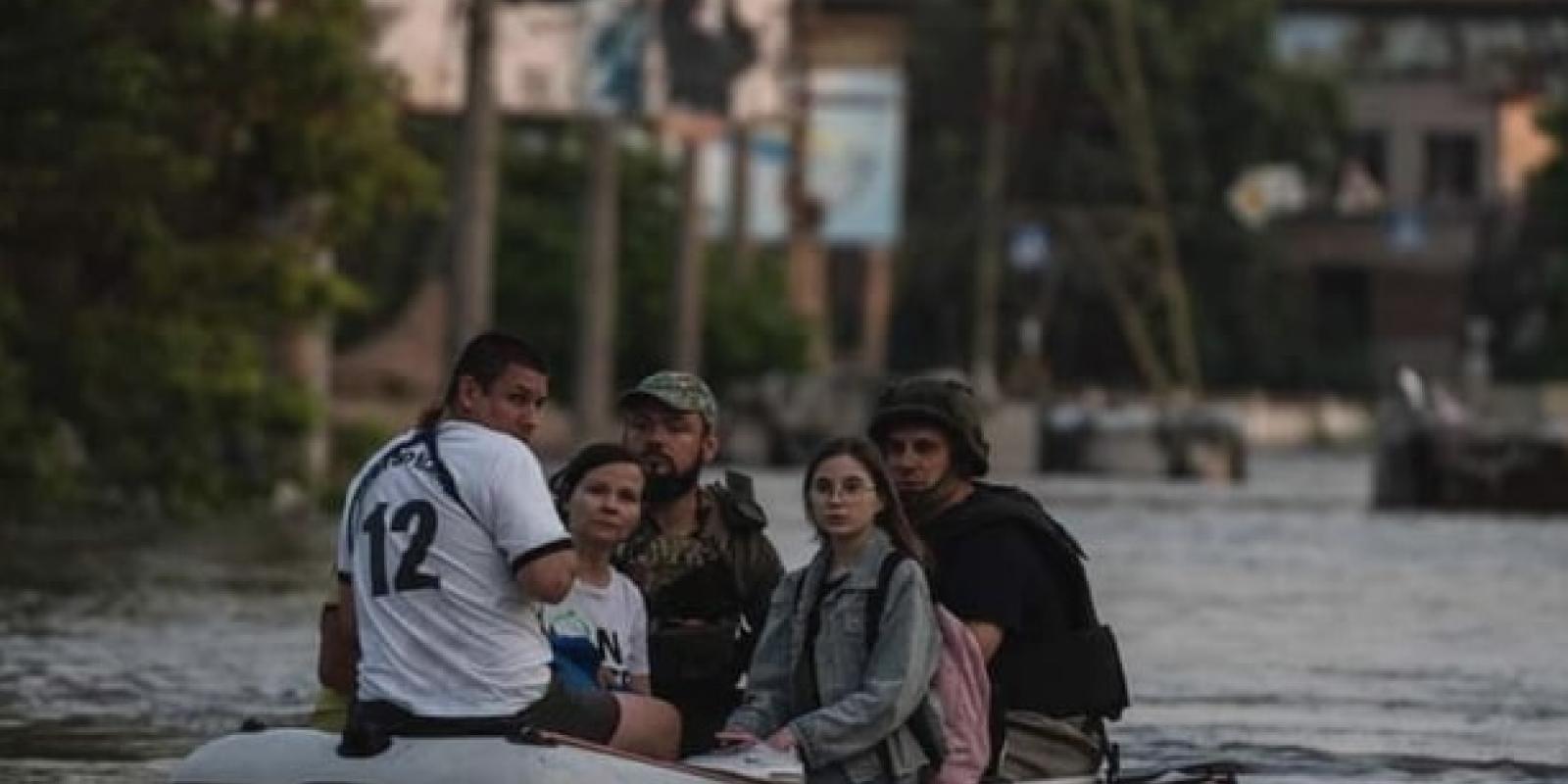 У ДСНС розповіли, скільки херсонців вдалося врятувати від затоплення