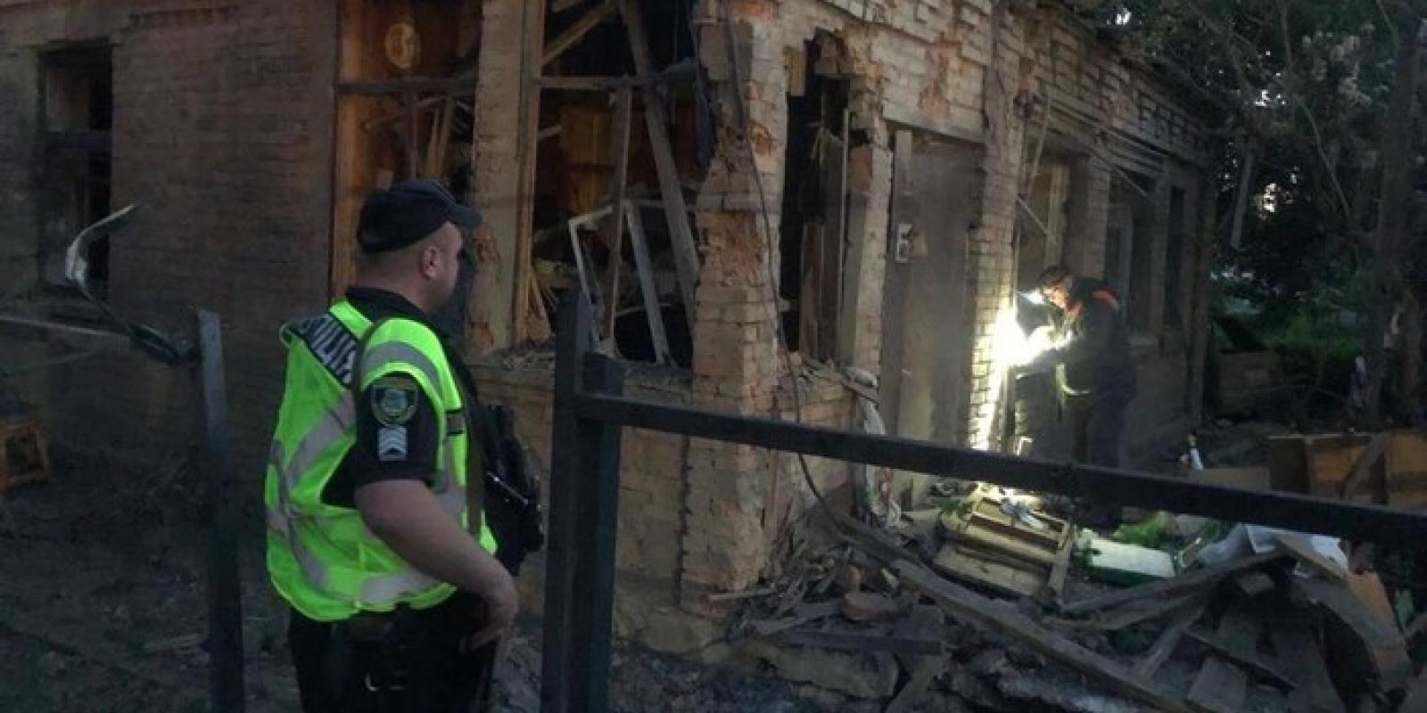 Нічна атака на Київщину: пошкоджені приватні будинки Нічна атака на Київщину: пошкоджені приватні будинки