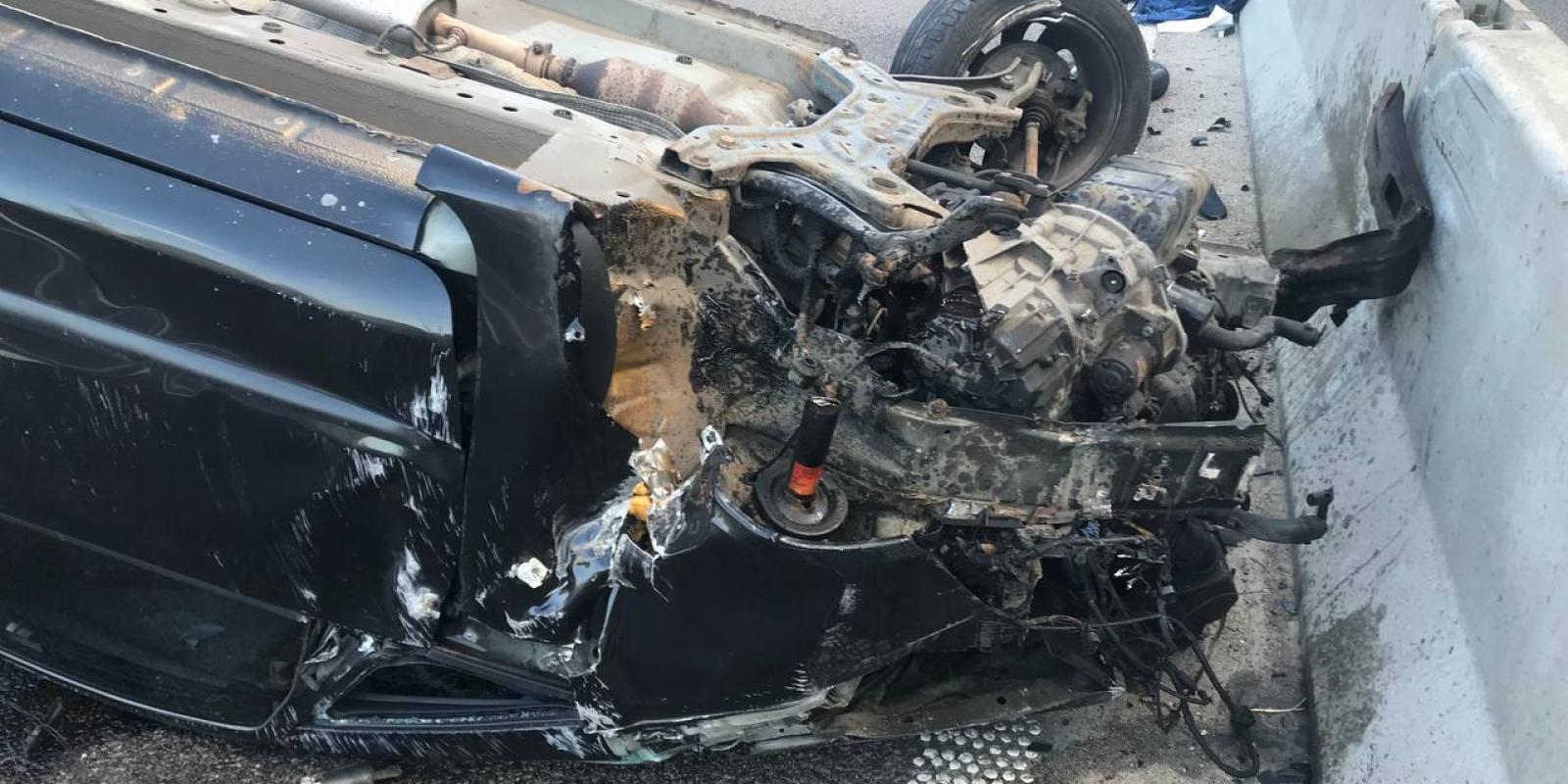 Аварія на Київщині: перекинулась автівка Аварія на Київщині: перекинулась автівка