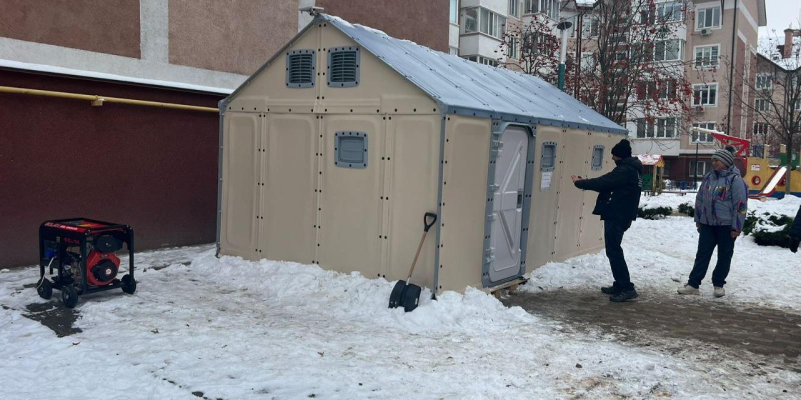 Бучанська міськрада надала 7 генераторів для модульних будинків