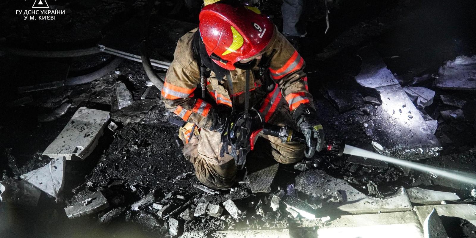 У районі Києва цієї ночі знищили 12 дронів-камікадзе - КМВА