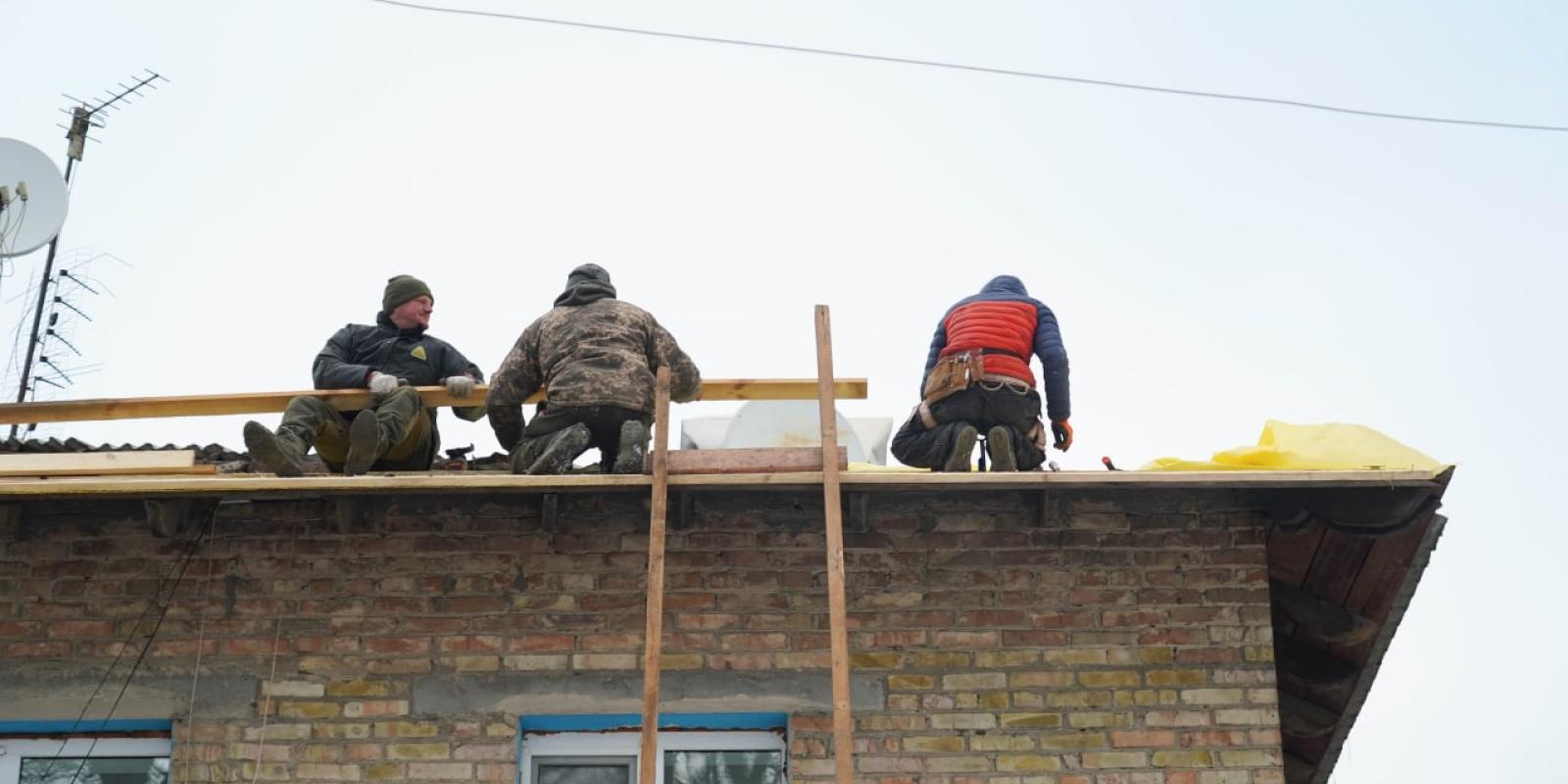 У Бородянці відновлюють 12 багатоквартирних будинків У Бородянці відновлюють 12 багатоквартирних будинків