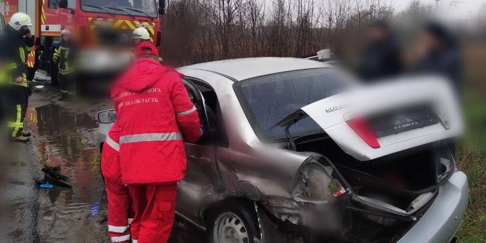 У Боярці сталася аварія: потерплі в лікарні