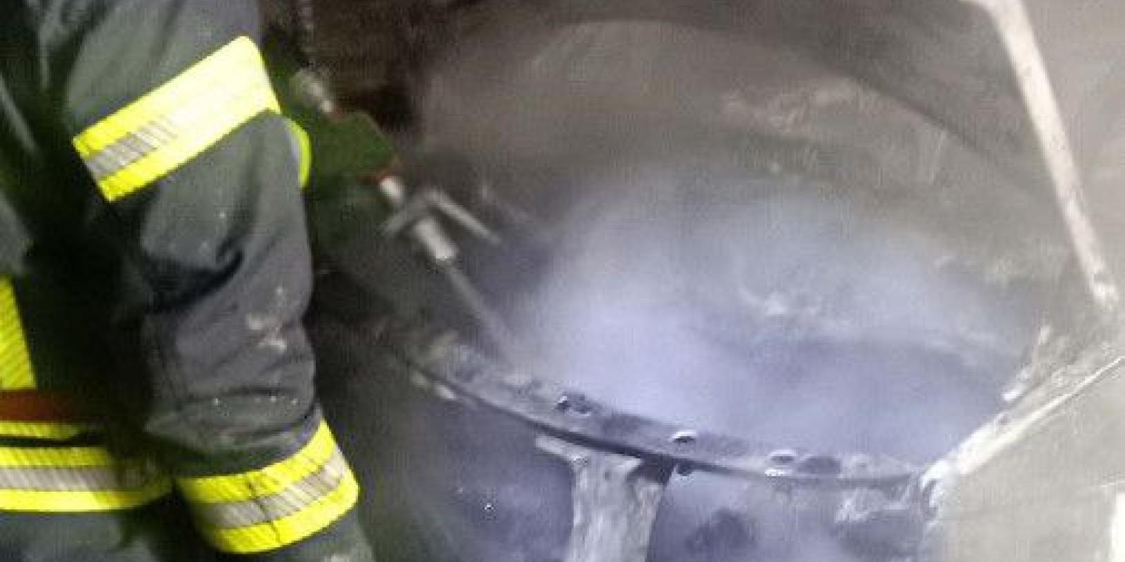 На Броварщині загорілась легкова автівка На Броварщині загорілась легкова автівка