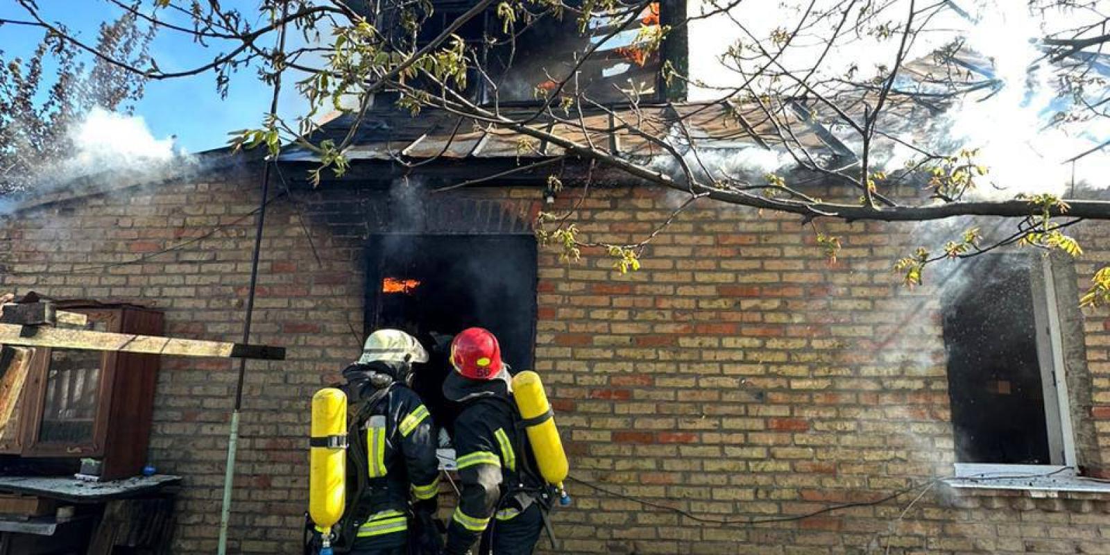 В Броварах пожежа в приватному будинку: загинула жінка 
