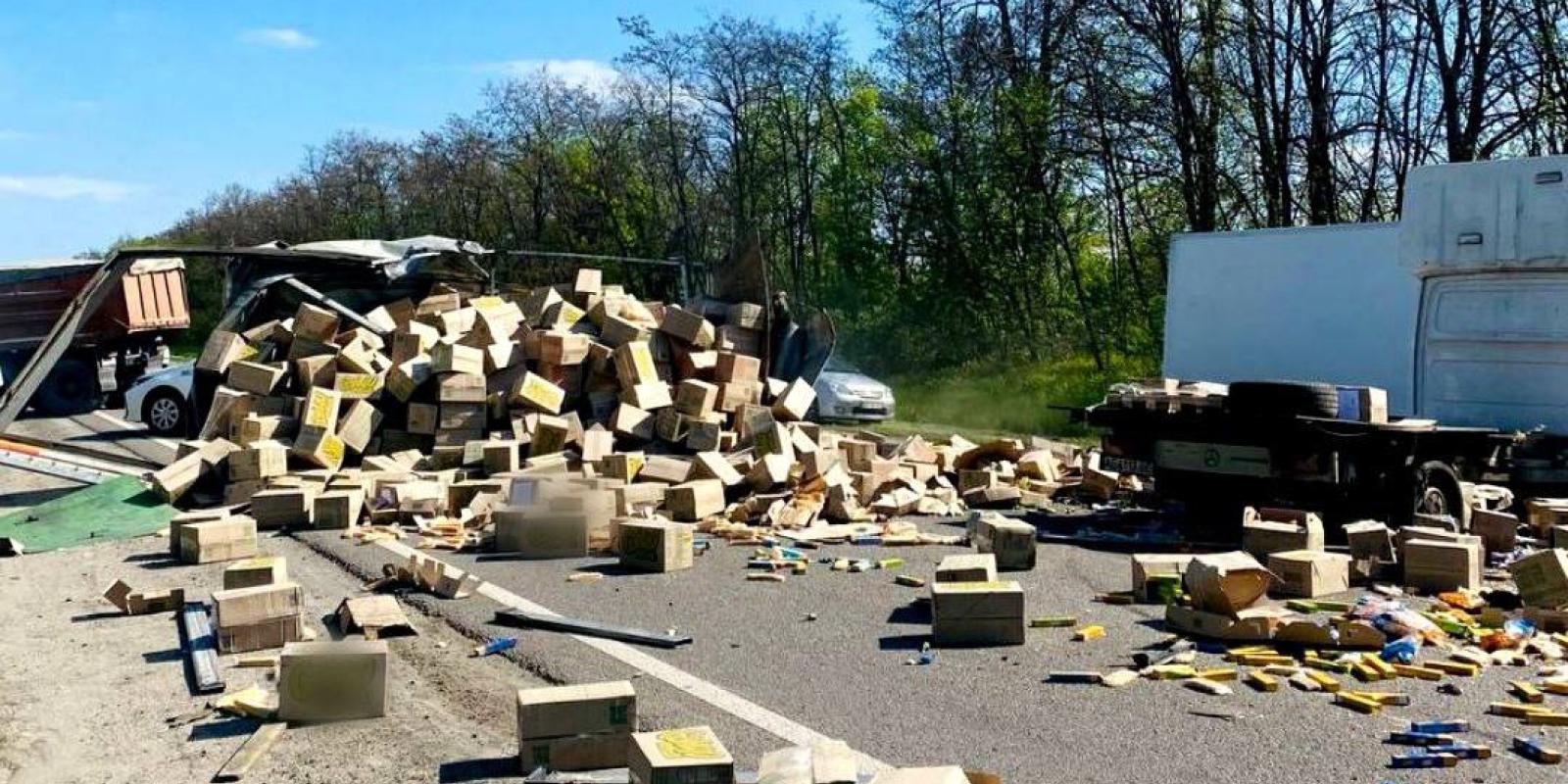 Аварія на виїзді з Білої Церкви: чи відновлено рух в напрямку столиці Аварія на виїзді з Білої Церкви: чи відновлено рух в напрямку столиці