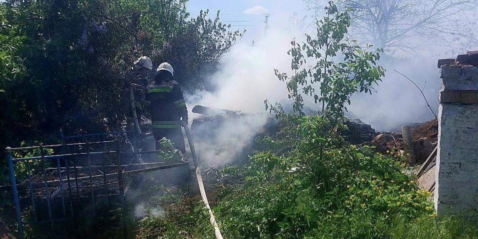 Пожеже в селі на Київщині: загорілась господарча споруда