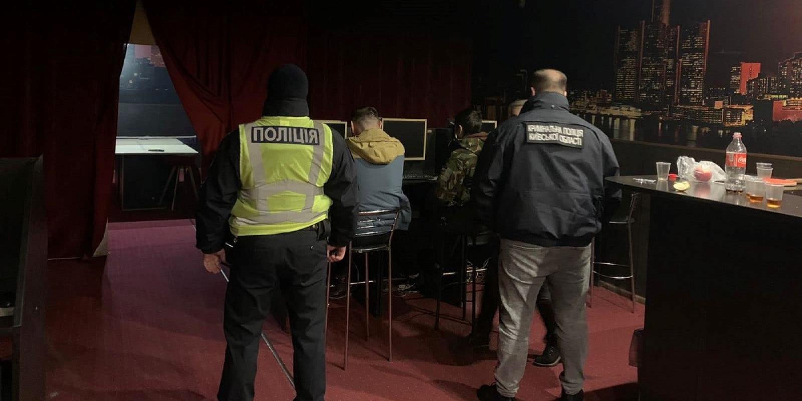 У Вишгородськоу районі викрито незаконний гральний заклад